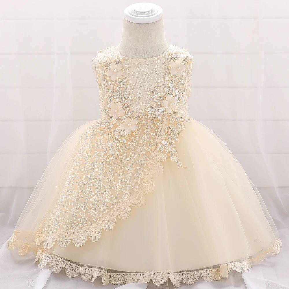 Vestido Infantil  Flor Encanto