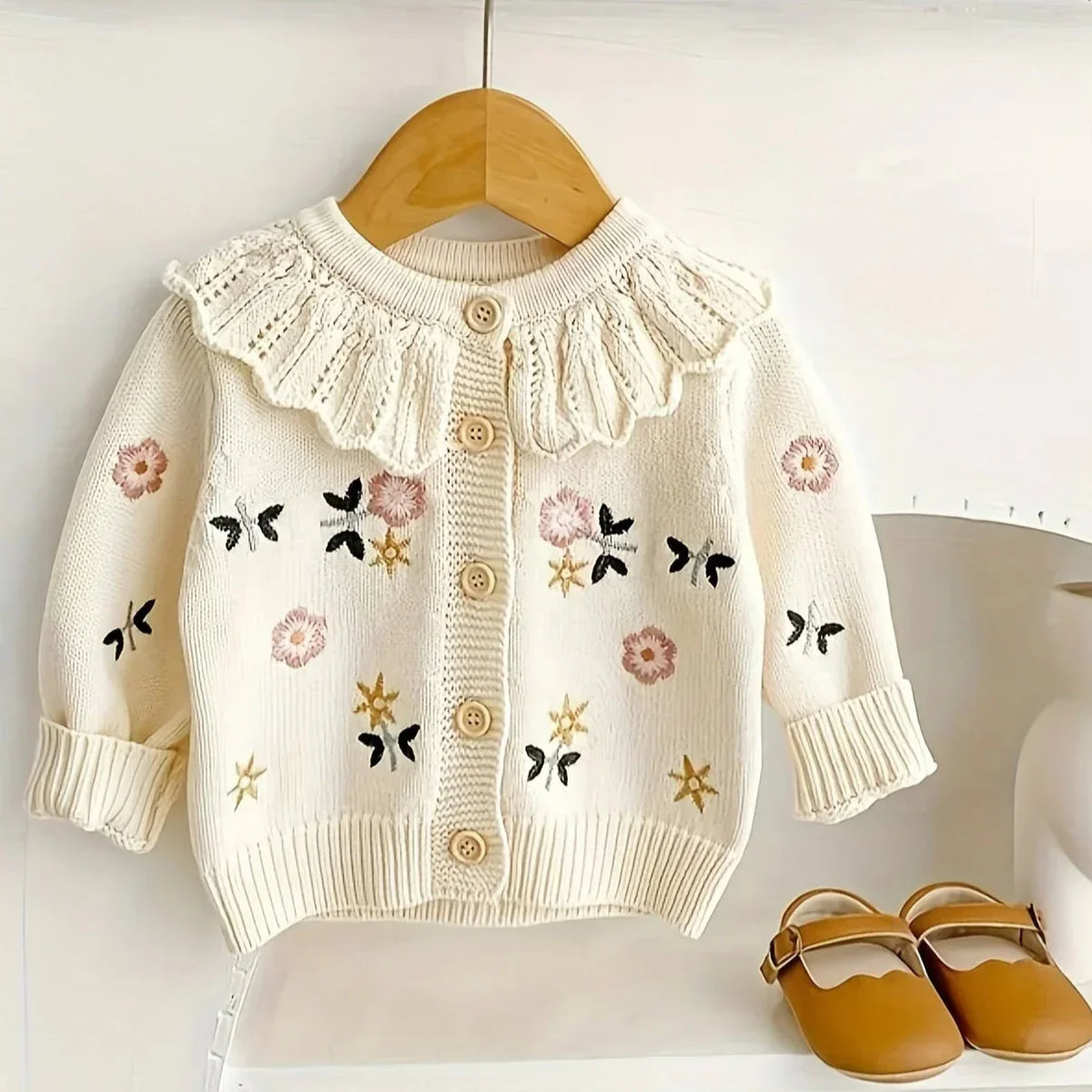 Cardigã Infantil Bordadinho