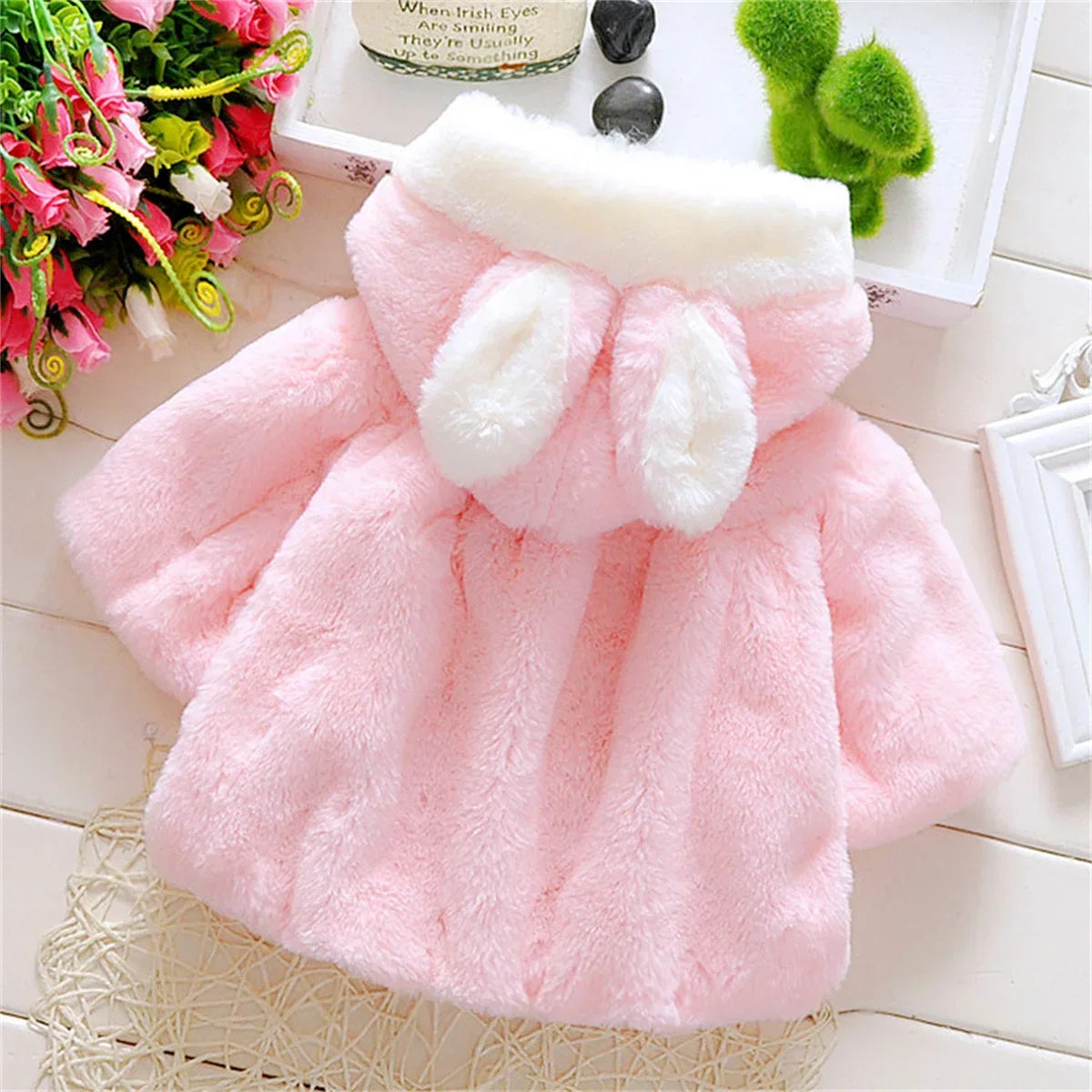 Casaco Infantil Pompom Orelhinhas
