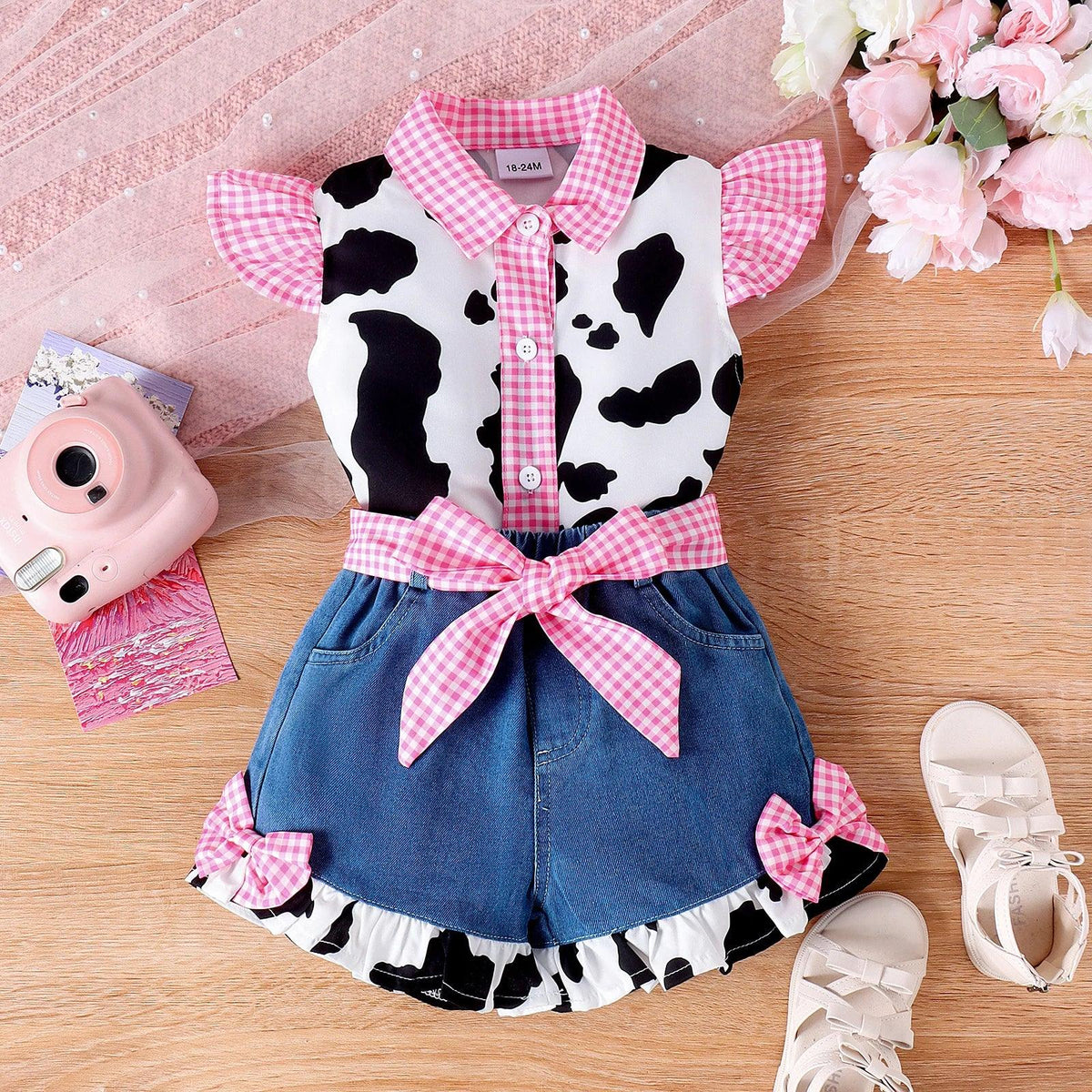 Conjunto Infantil Vaquinha